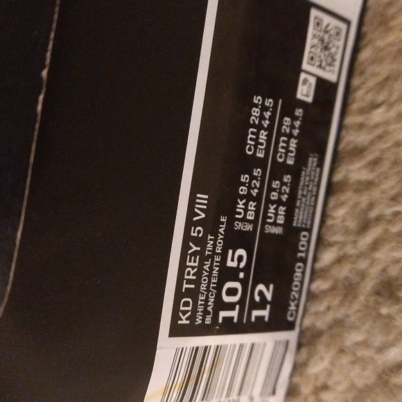 Nike KD Trey 5 VIII White/Royal Tint - Picture 5 of 5